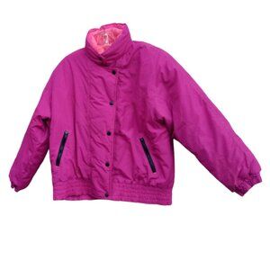 Mixed Blues vintage puffer jacket sz L